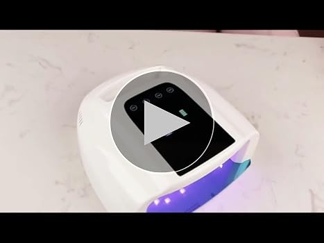 Amazon.com: UV LED Nail Lamp 96W, Rechargeable UV Light for